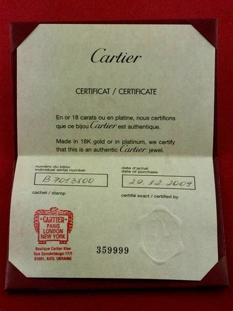 cartier warranty